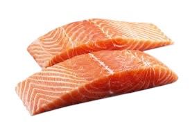 Premium Salmon Portion Skin off Frozen from Chile - Pack: IVP - Size: 6oz & 8oz