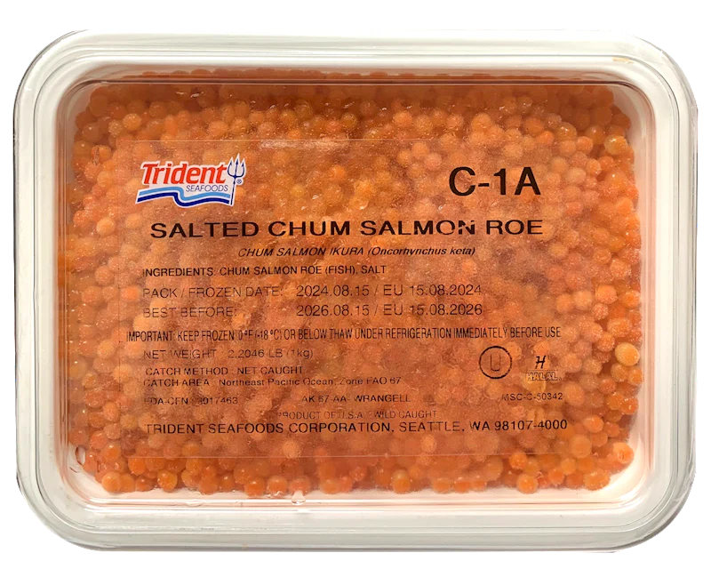 Tobiko, Ikura, Masago, Seaweed & Squid Salad