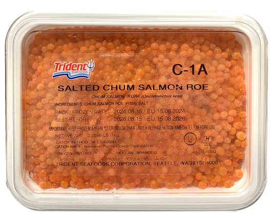 Tobiko, Ikura, Masago, Seaweed & Squid Salad