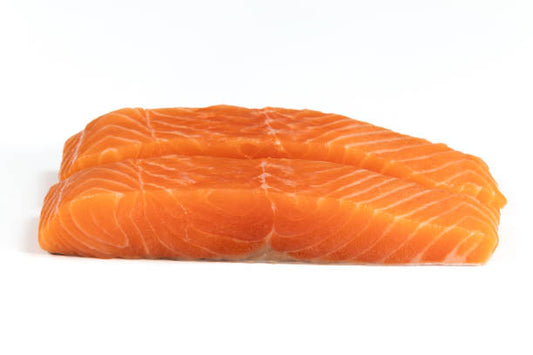 Premium Salmon Portion Skin off Frozen from Chile - Pack: IVP - Size: 6 oz & 8 oz - c